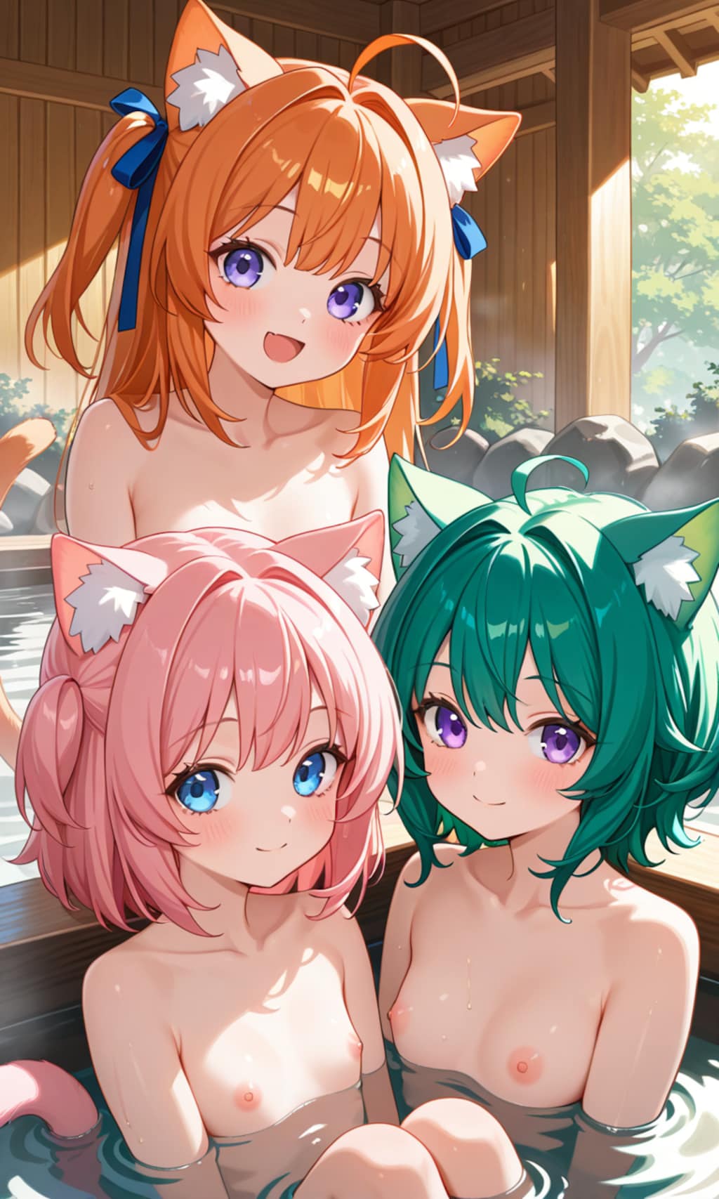 入浴するケモミミロリ