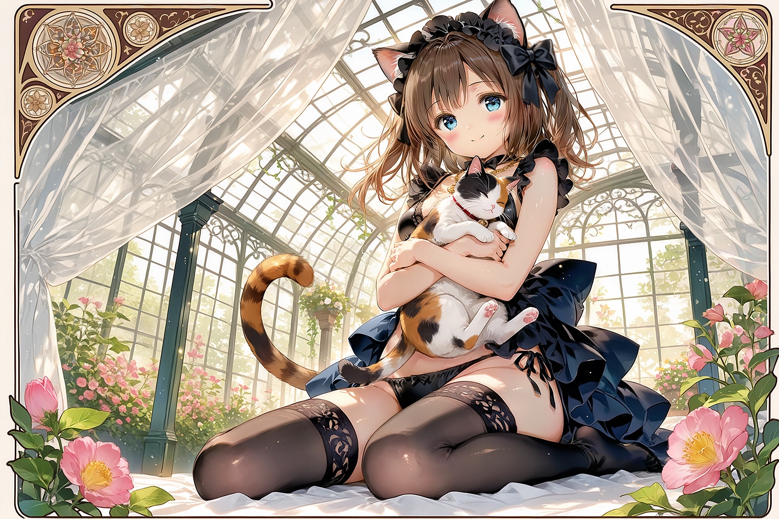 陽だまりの抱擁 | の人気AIイラスト・グラビア