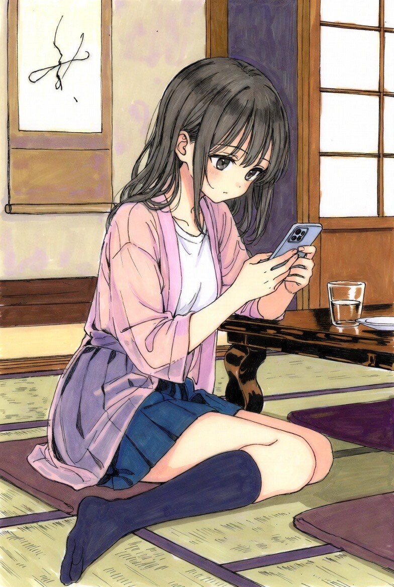 実家では無防備