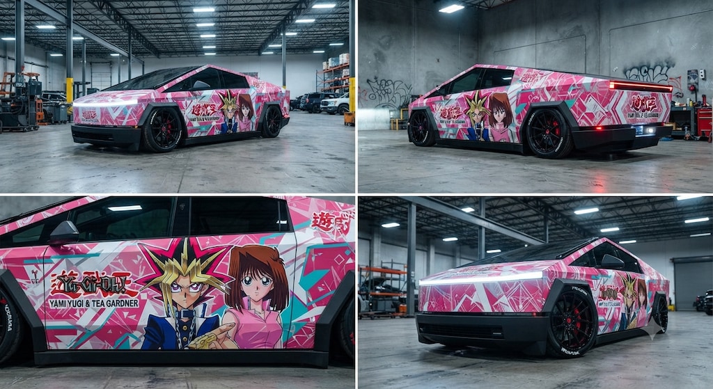 遊戯王痛車テスラサイバートラック