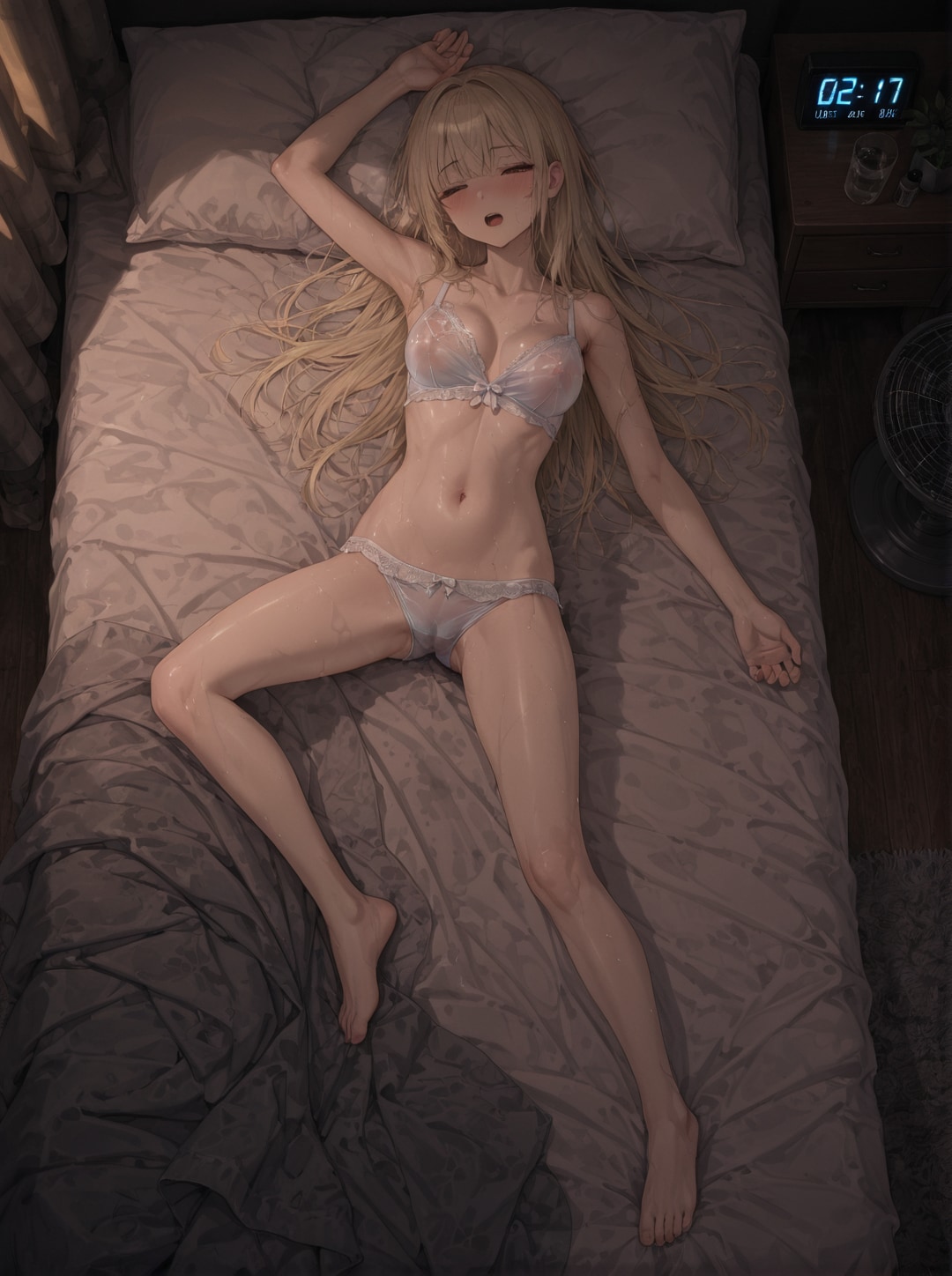 透ける熱帯夜
