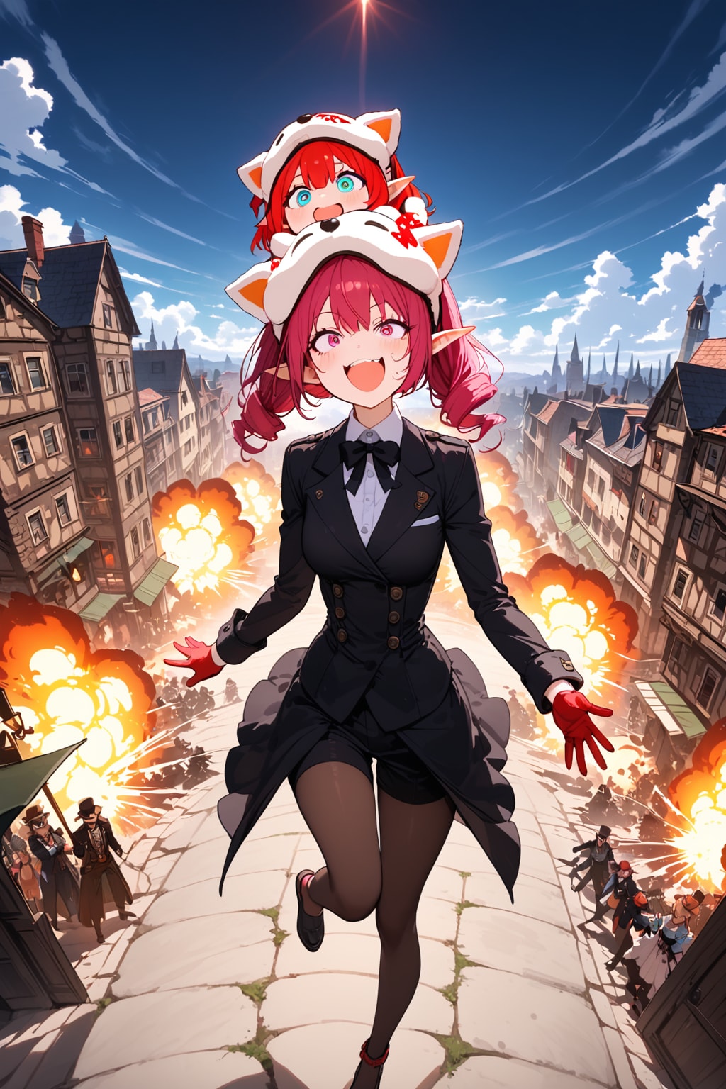 赤髪エルフちゃん