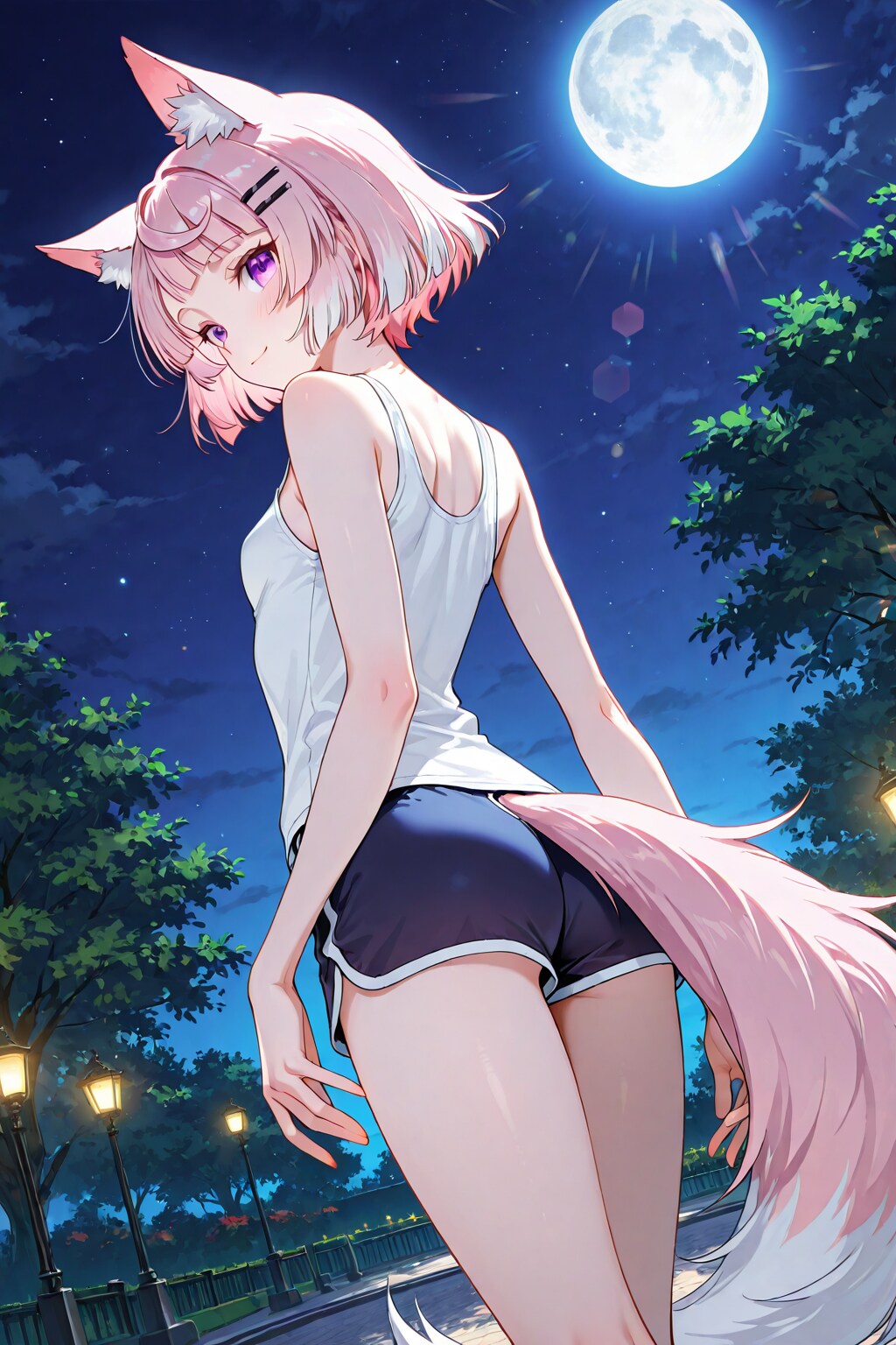 満月だからね