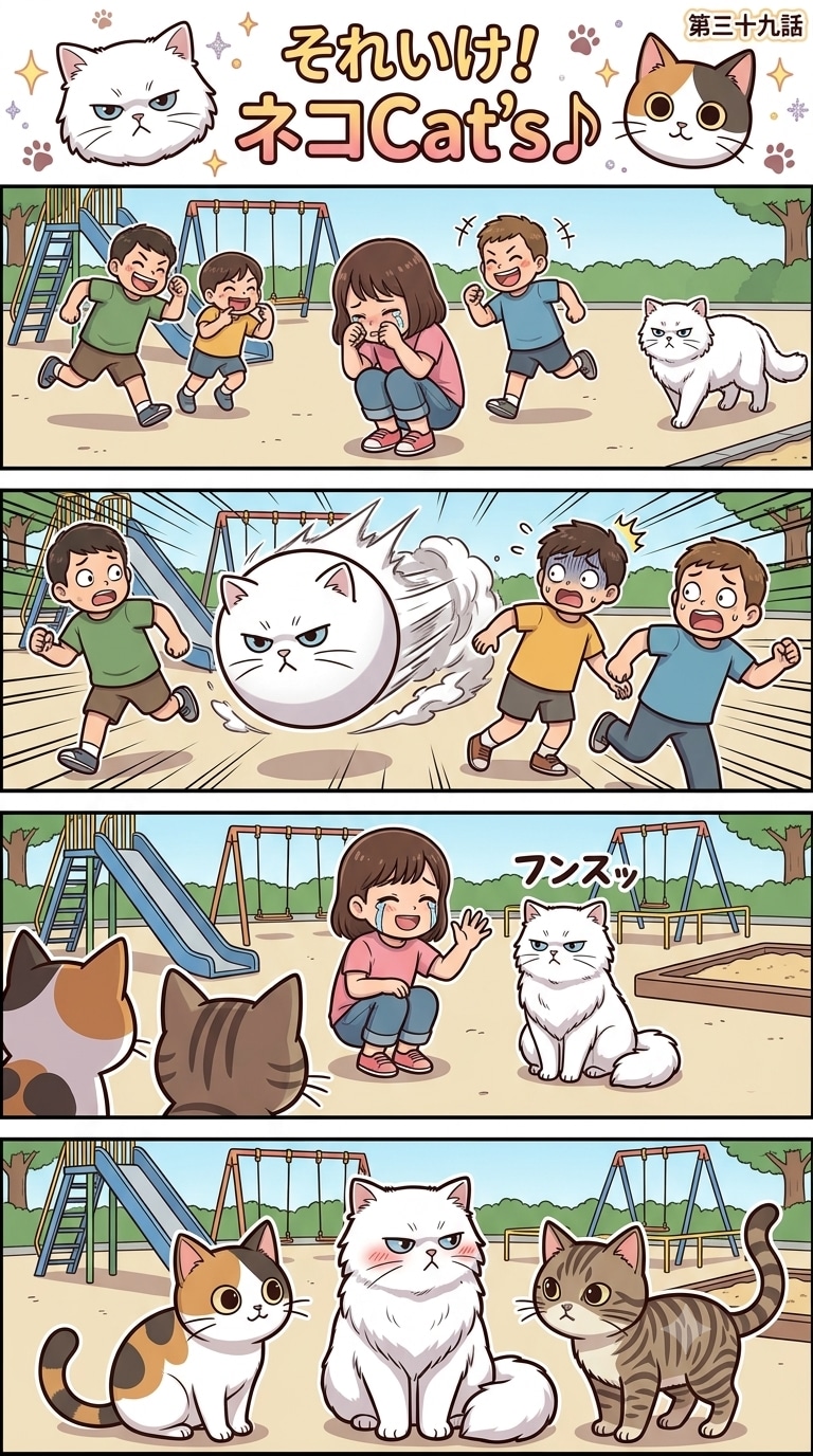 【39話】それいけ！ネコCat's♪(４コマ漫画)