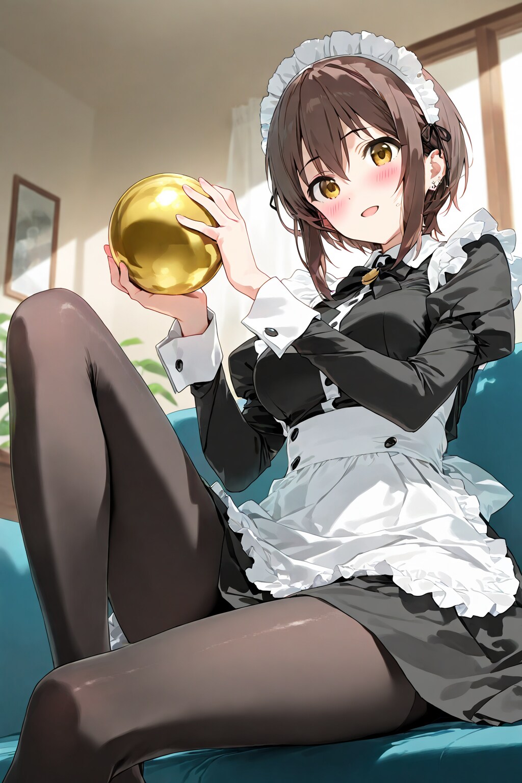 金の玉とメイドさん