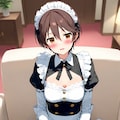 金の玉とメイドさん 2枚目
