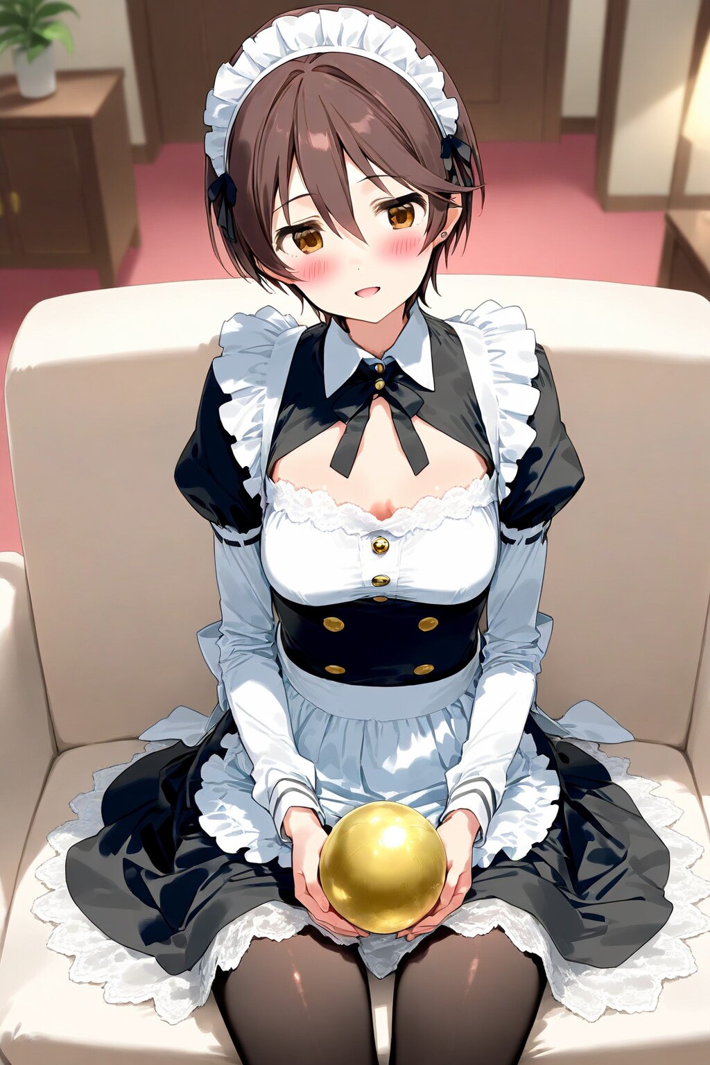 金の玉とメイドさん