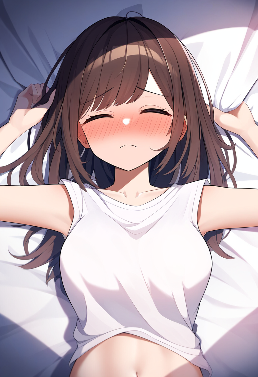 覚悟を決めた女の子