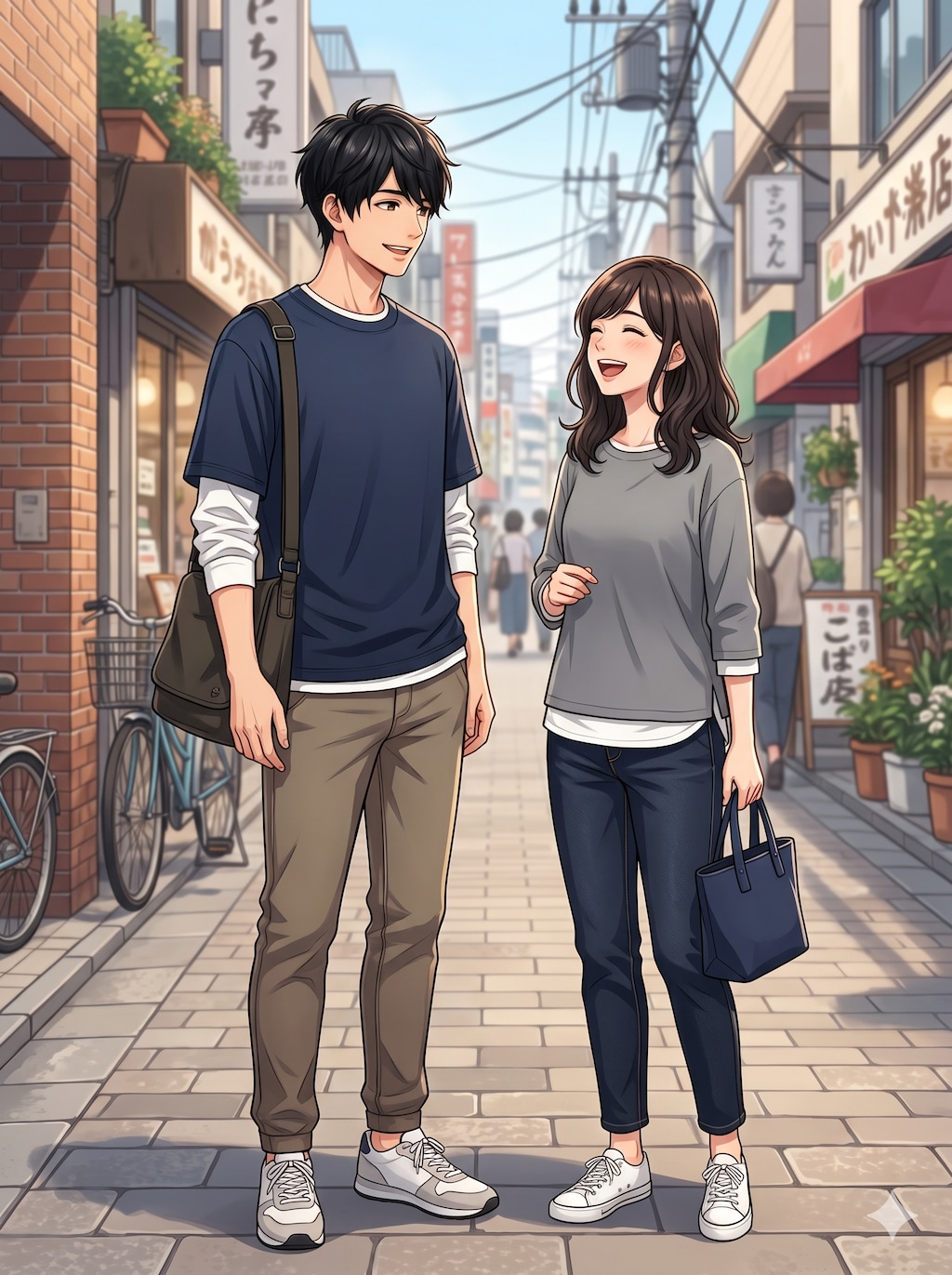重ね着風Tシャツ