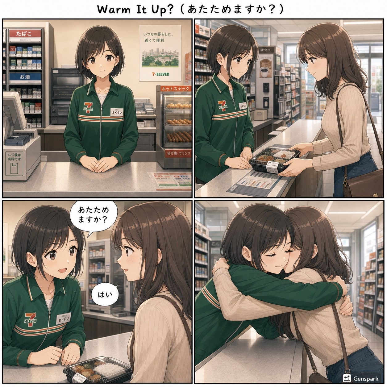 暖めますか？