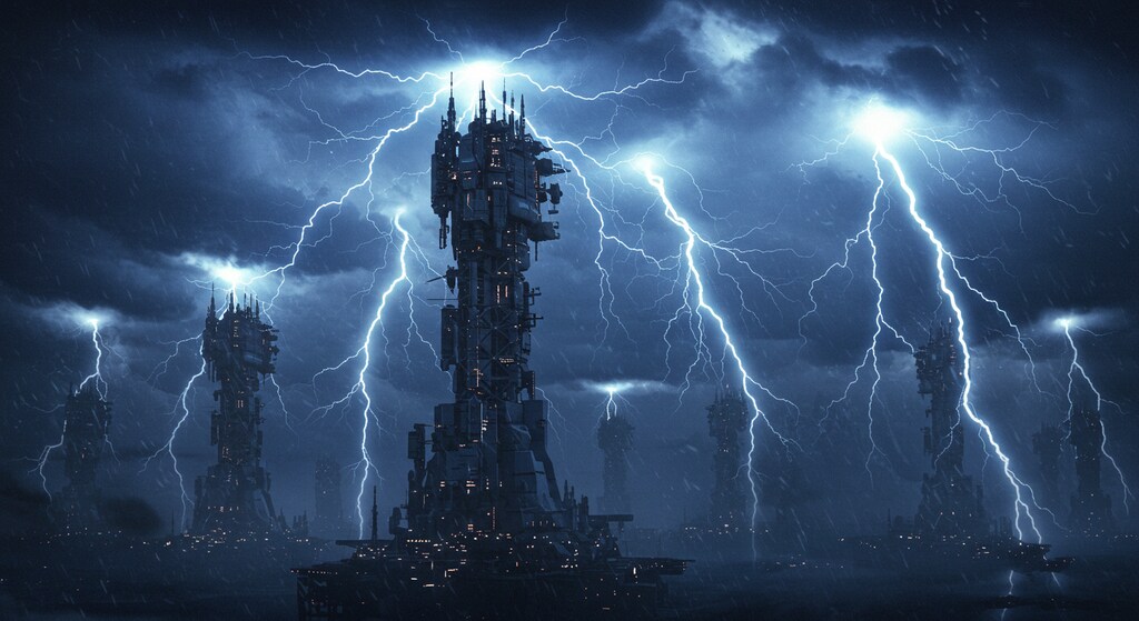 プロンプト借りて再現シリーズ　物　建物　建造物編