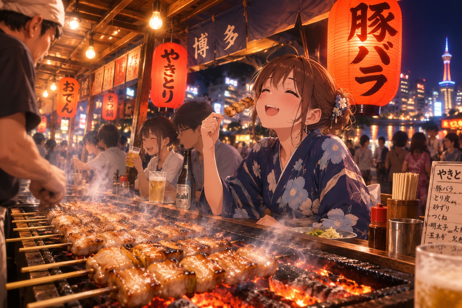 豚バラは焼き鳥