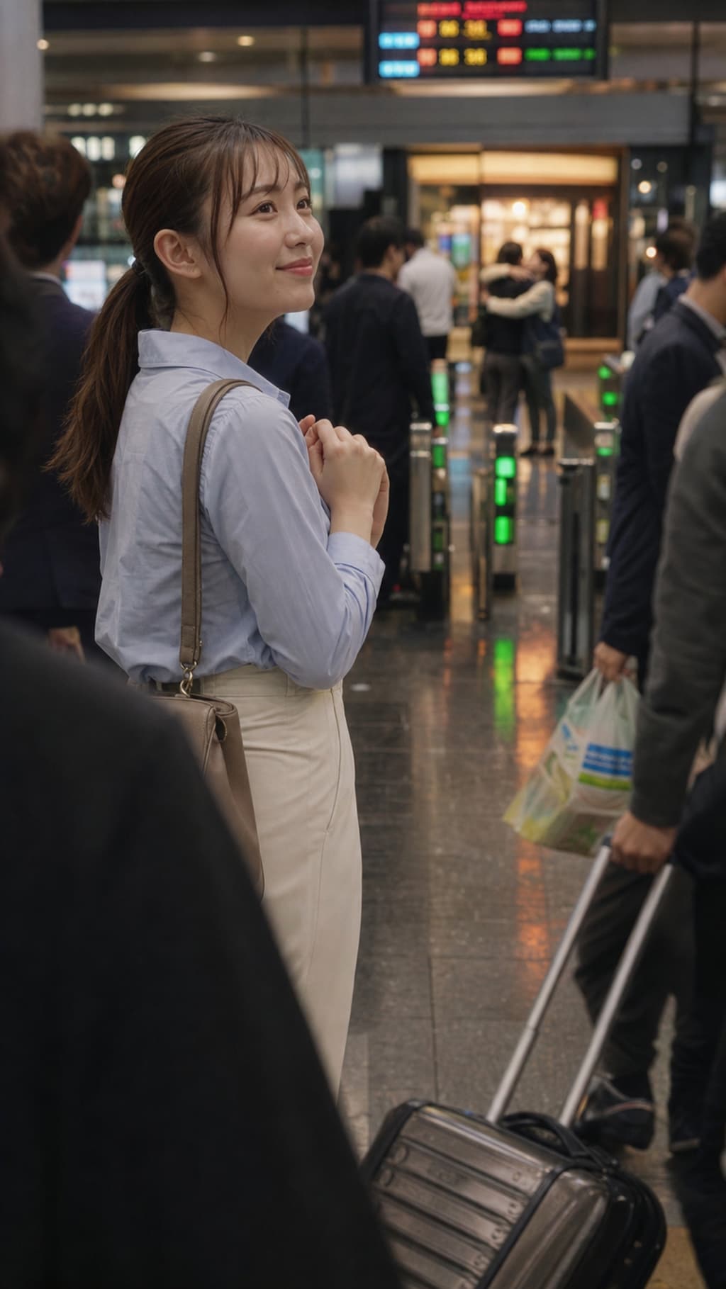 The Smile Across the Crowd