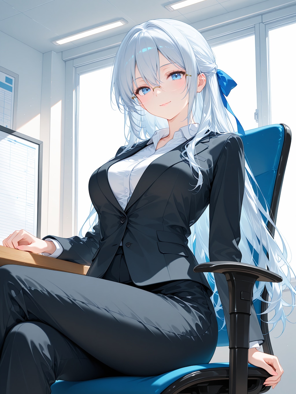 スーツ女子