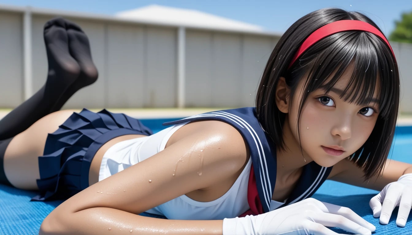 JK顔×濡れセーラーの罠！！一度触れたら最後、二度と普通の女の子じゃ満足できなくなる極上の“罪”を、その手で。