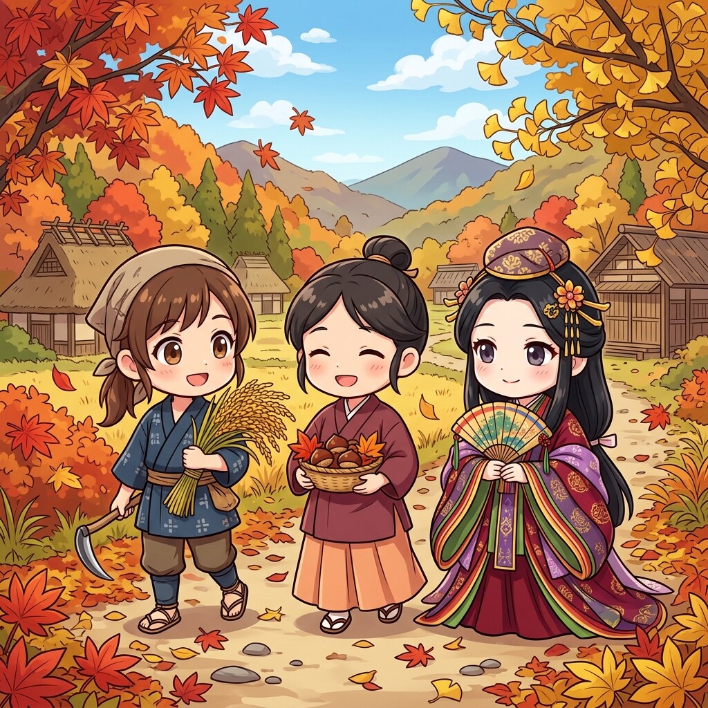 飛鳥時代の女性×秋 | の人気AIイラスト・グラビア