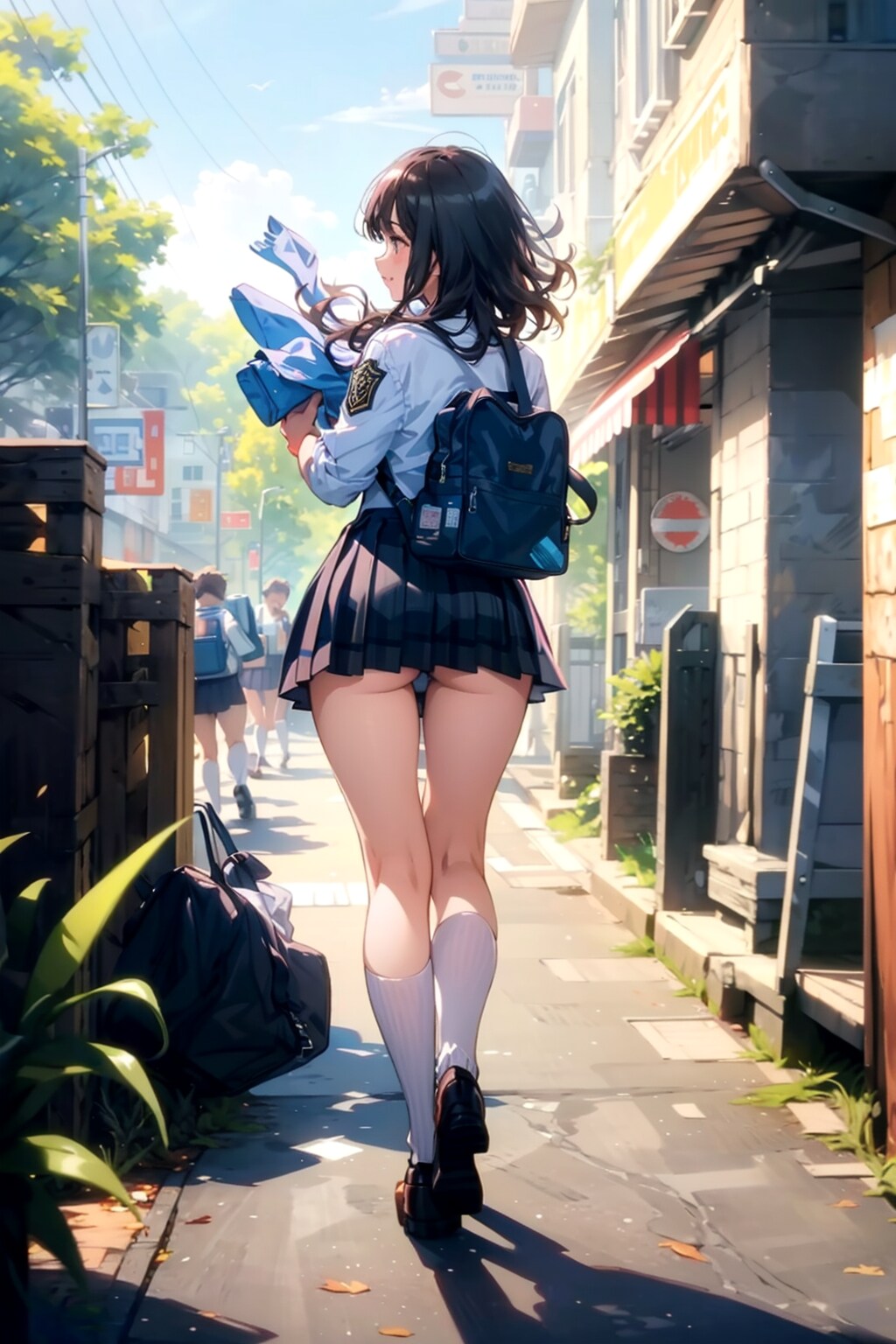 見えそうで見えていない！？ | の人気AIイラスト・グラビア