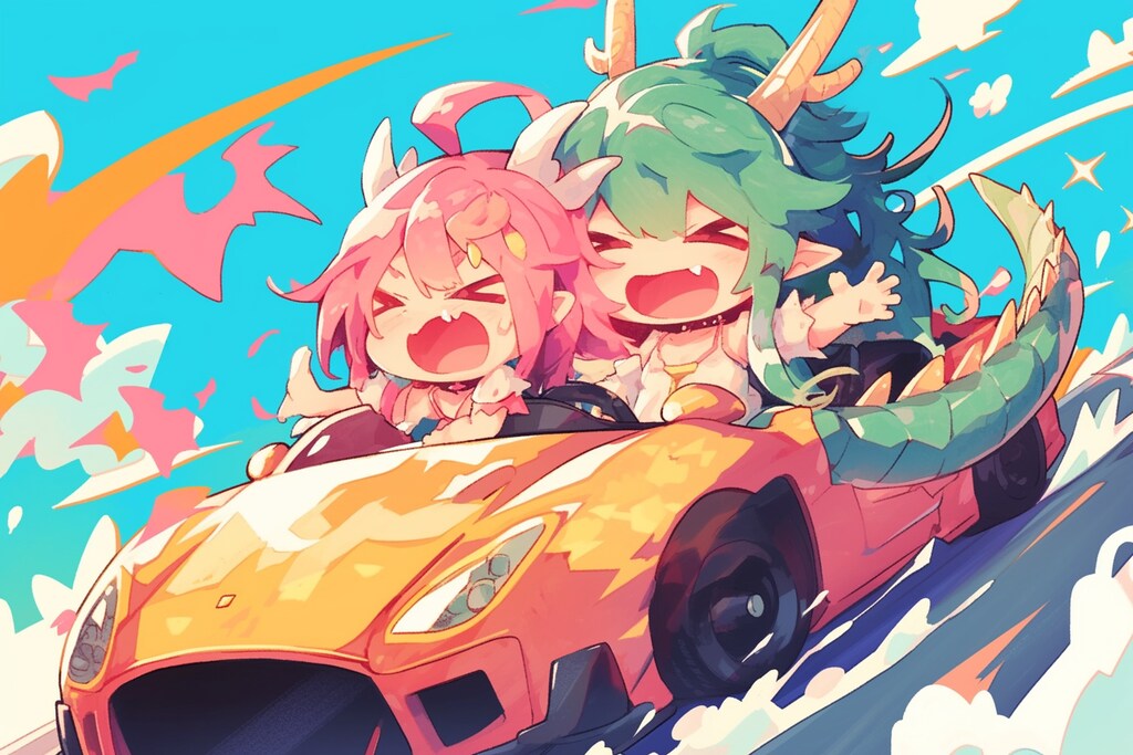 辰年ちゃん達はドライブしたい