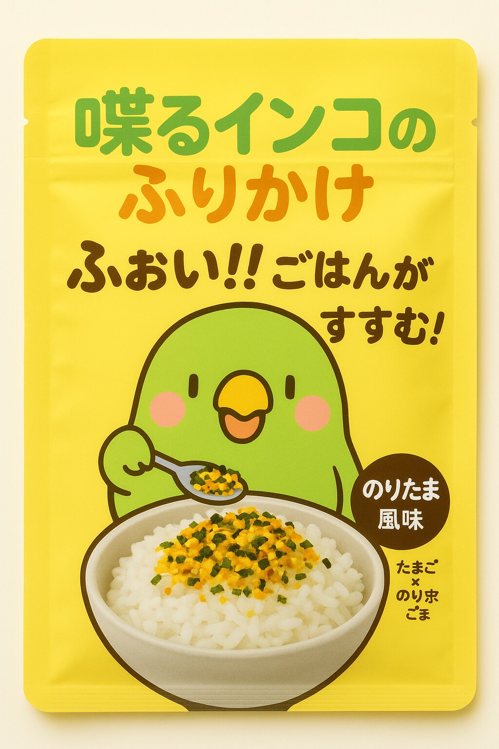 喋るインコのふりかけ