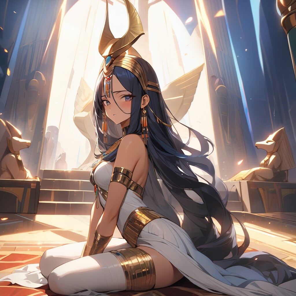 神殿の中にいる