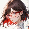 眼鏡女子 楓の偶然 5枚目