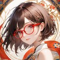 眼鏡女子 楓の偶然 6枚目
