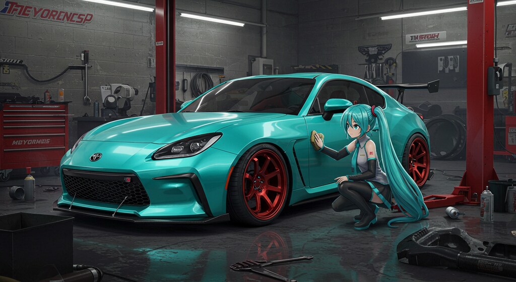 ミク➡　私新車買いました