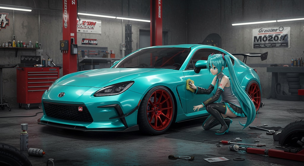 ミク➡　私新車買いました