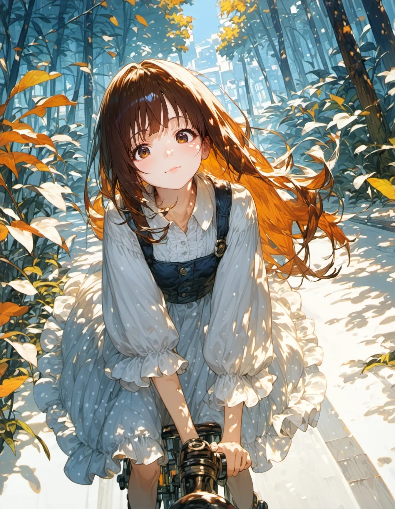 Riding Through Filtered Light | の人気AIイラスト・グラビア