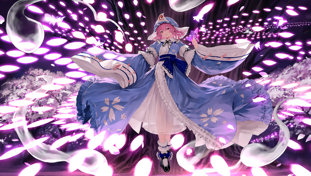 V5　東方　西行寺幽々子　弾幕