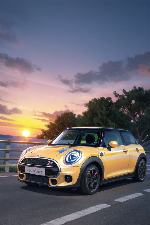 ミニクーパー | の人気AIイラスト・グラビア
