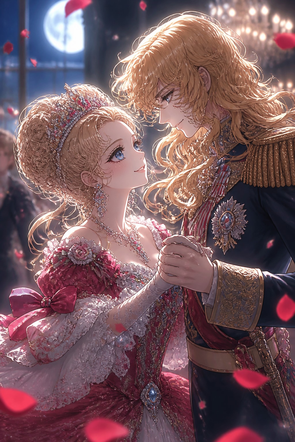 The ballroom dance from "The Rose of Versailles."