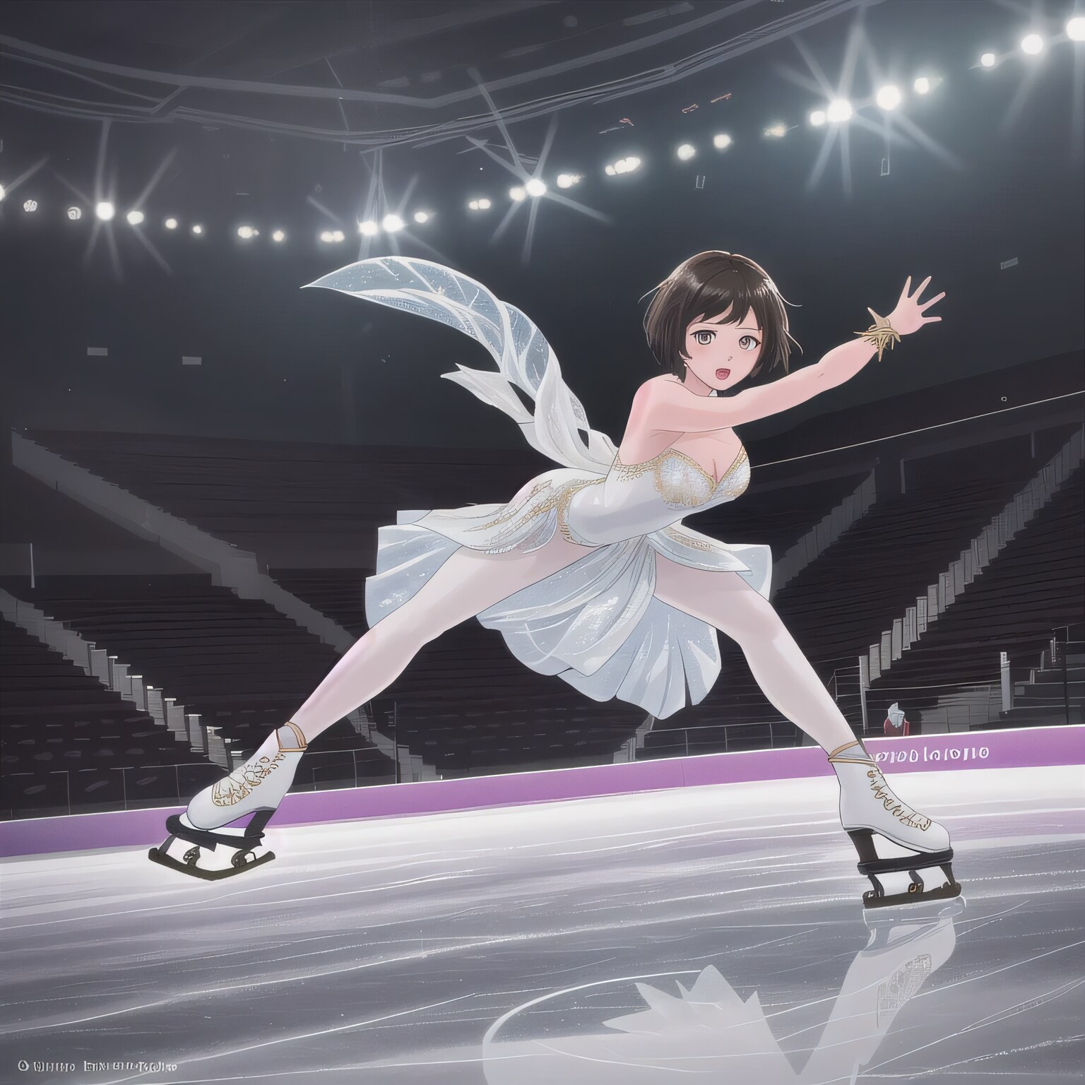 黒髪ボブでフィギュアの少女５ | の人気AIイラスト・グラビア