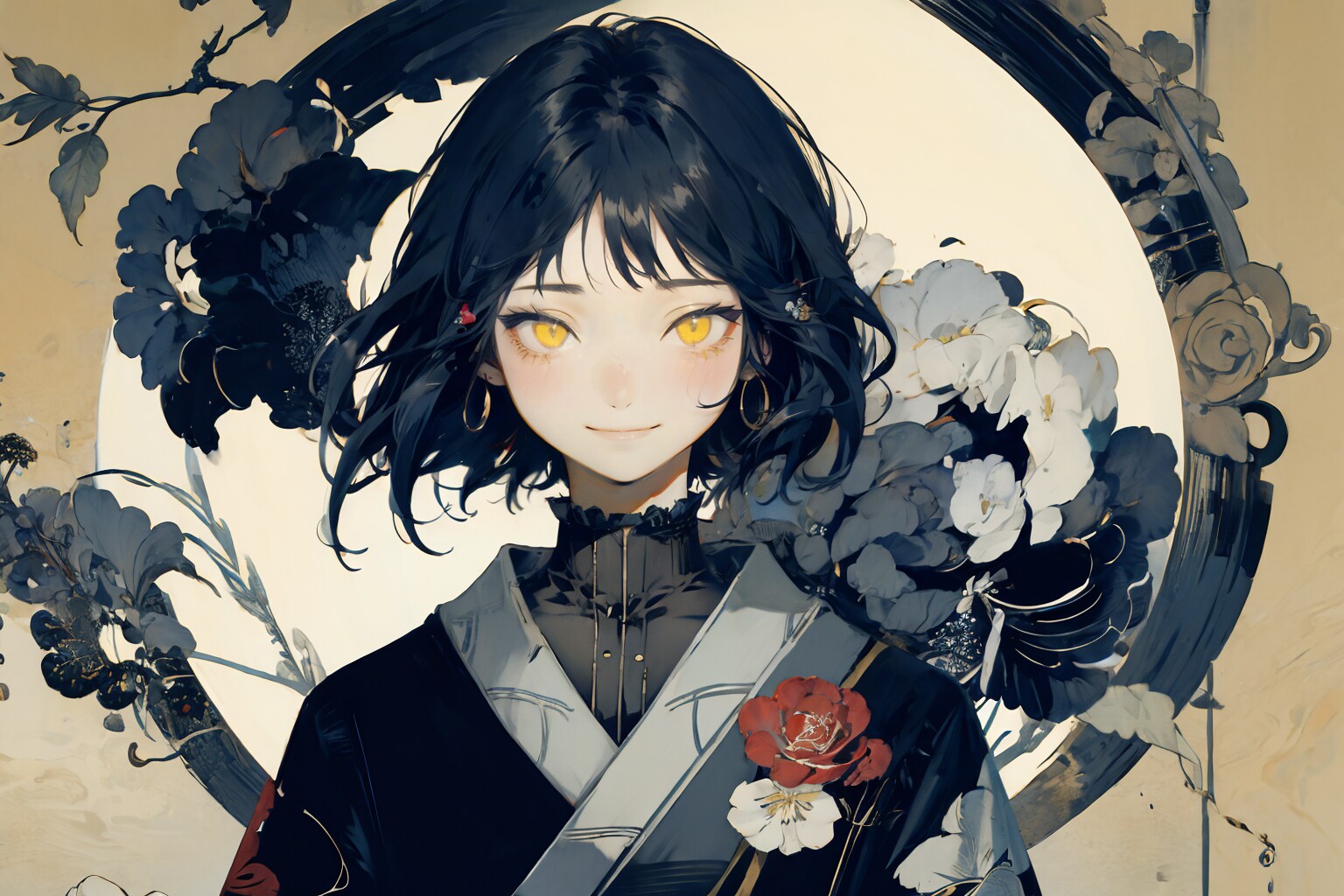 椿 | の人気AIイラスト・グラビア