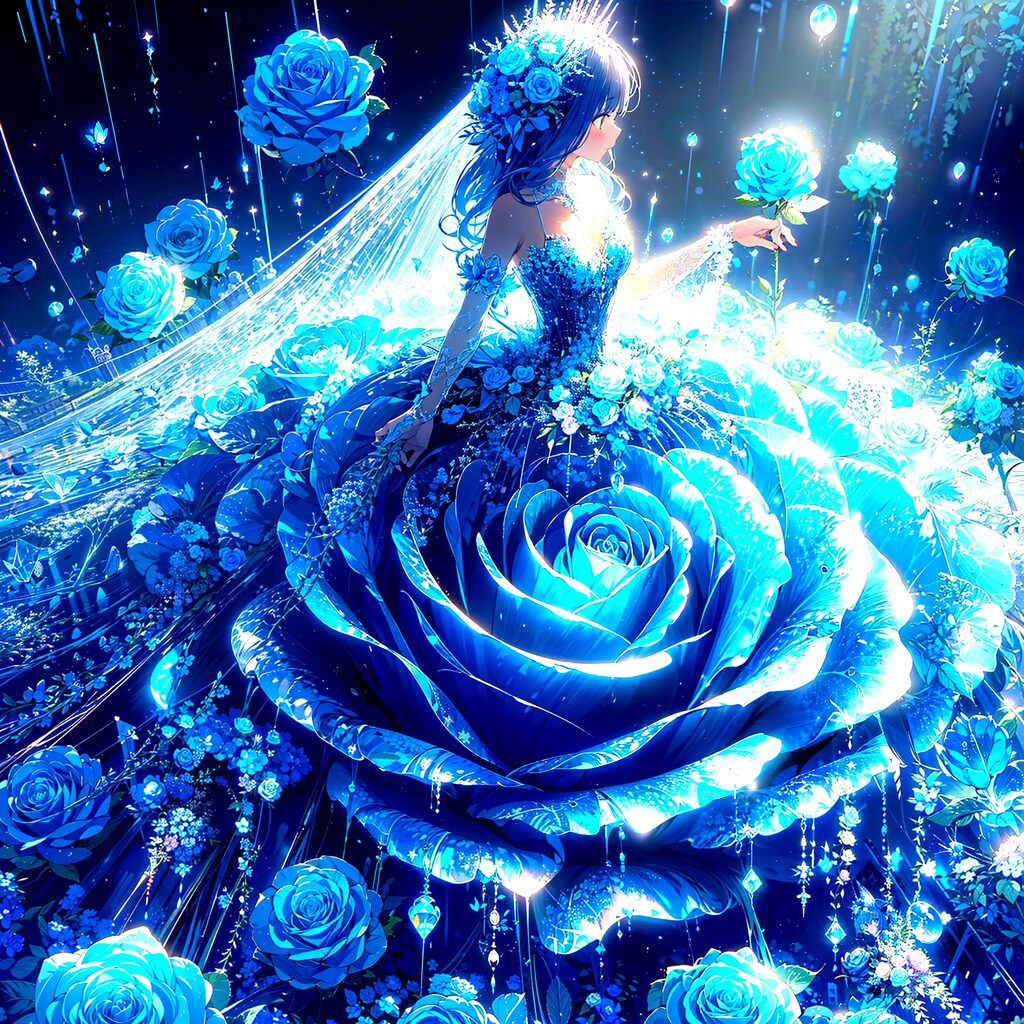 光のウエディングドレス