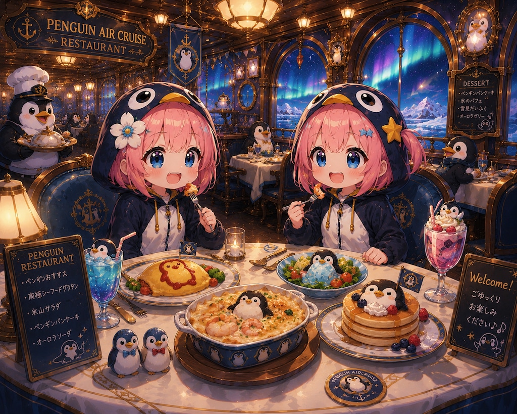ペンギン号へようこそ❗️✨️🐧