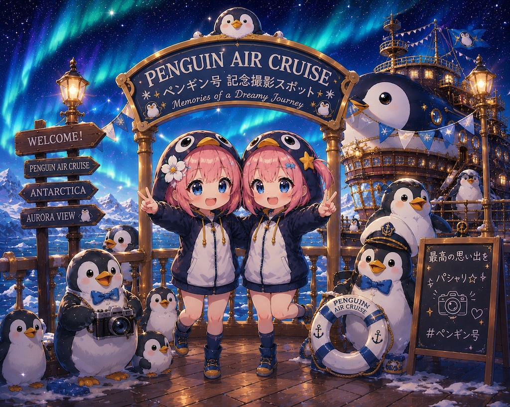 ペンギン号へようこそ❗️✨️🐧