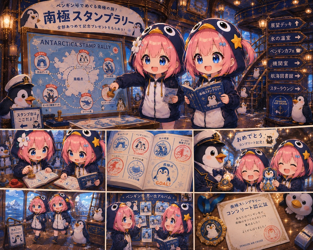 ペンギン号へようこそ❗️✨️🐧