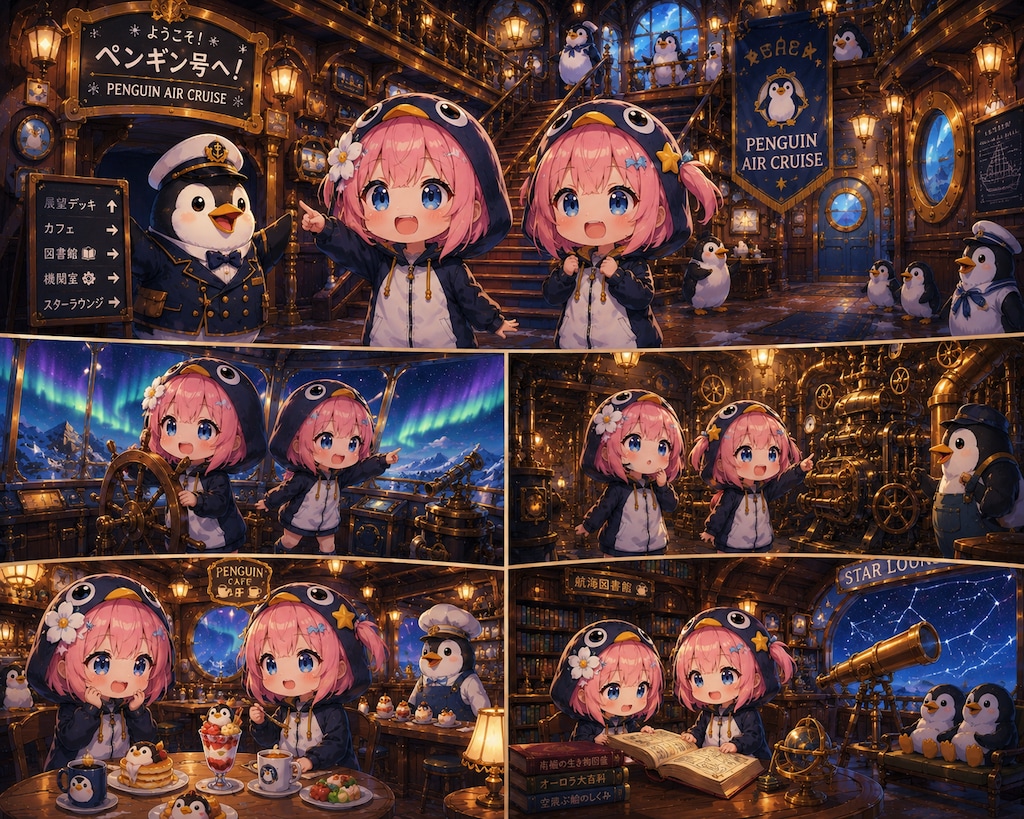 ペンギン号へようこそ❗️✨️🐧