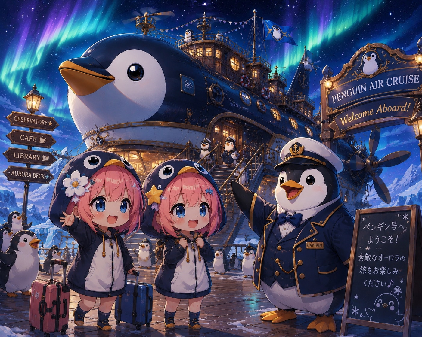 ペンギン号へようこそ❗️✨️🐧