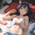 ケモ耳娘に暑さは大敵です 2枚目
