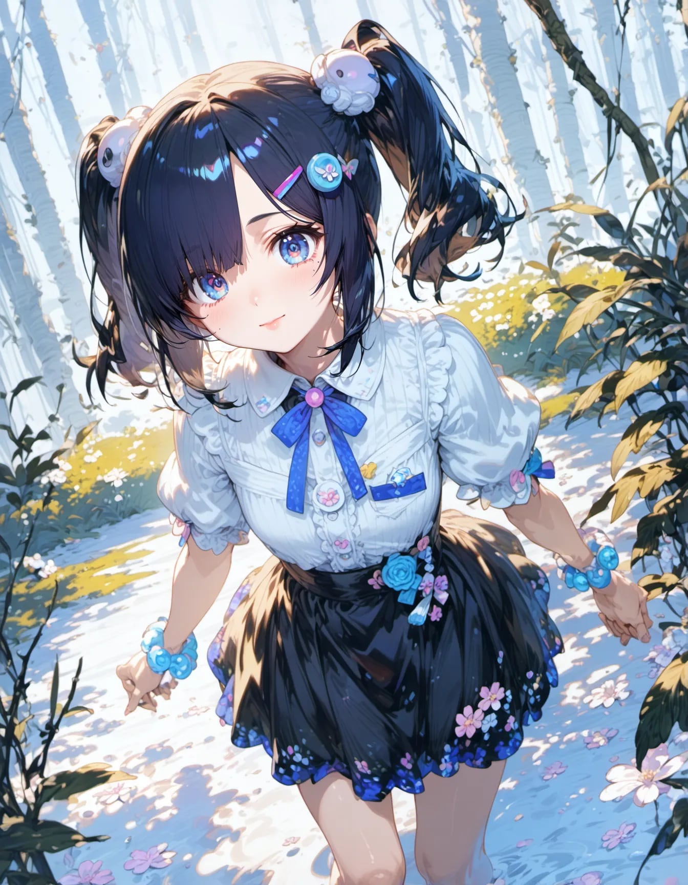 Whispers in the Silver Grove | の人気AIイラスト・グラビア