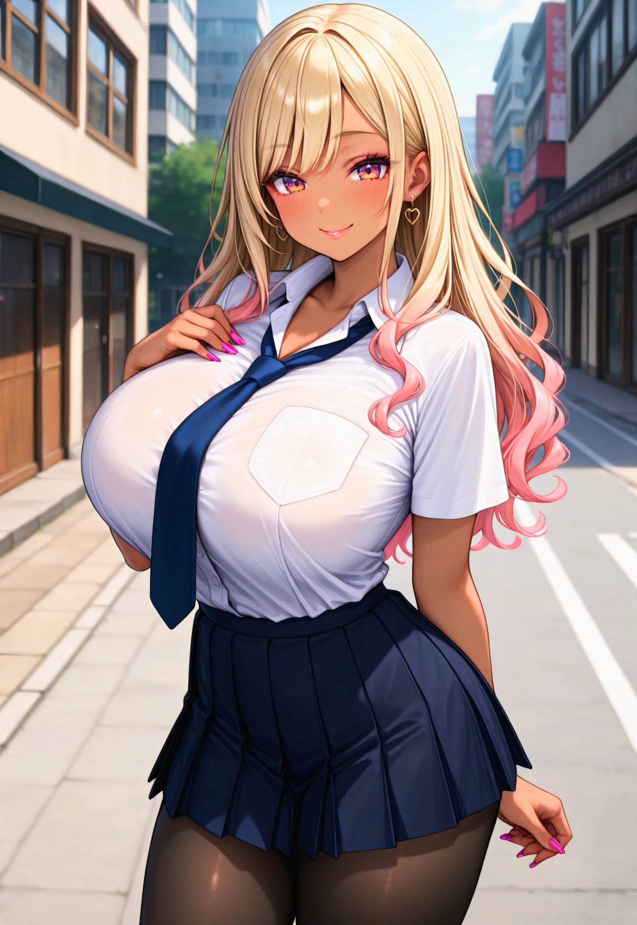 395（紺色系の制服）