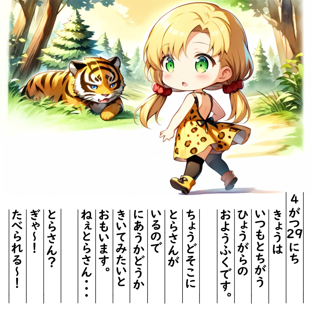 【絵日記】ひょうがらです