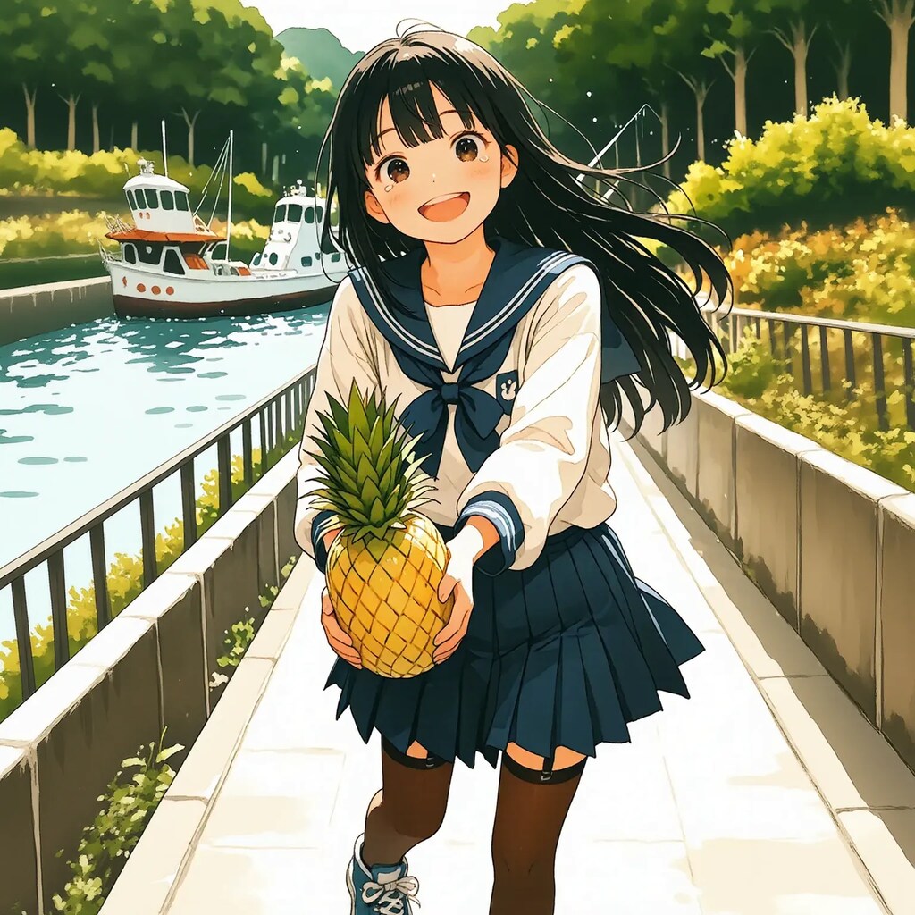 【港町の少女】パイナップル🍍
