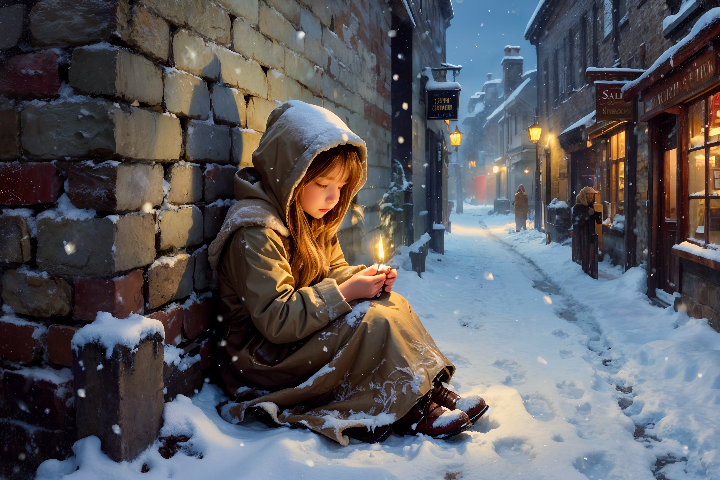 マッチ売りの少女 | の人気AIイラスト・グラビア