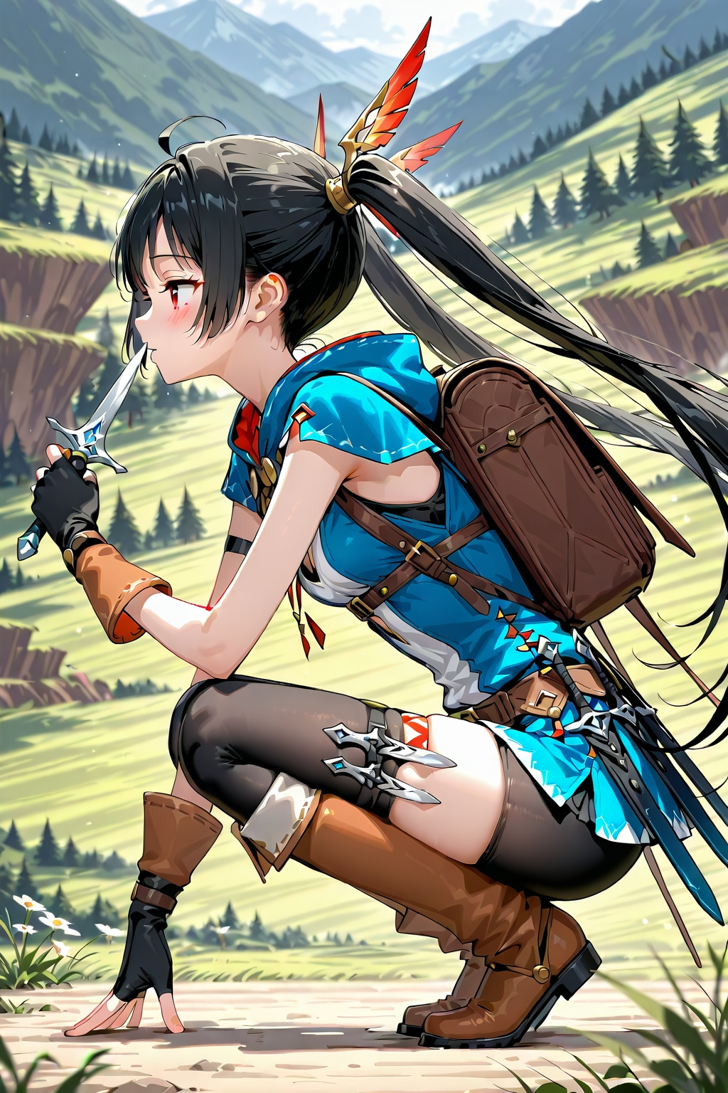 しっ……敵影あり…_20260119 | の人気AIイラスト・グラビア