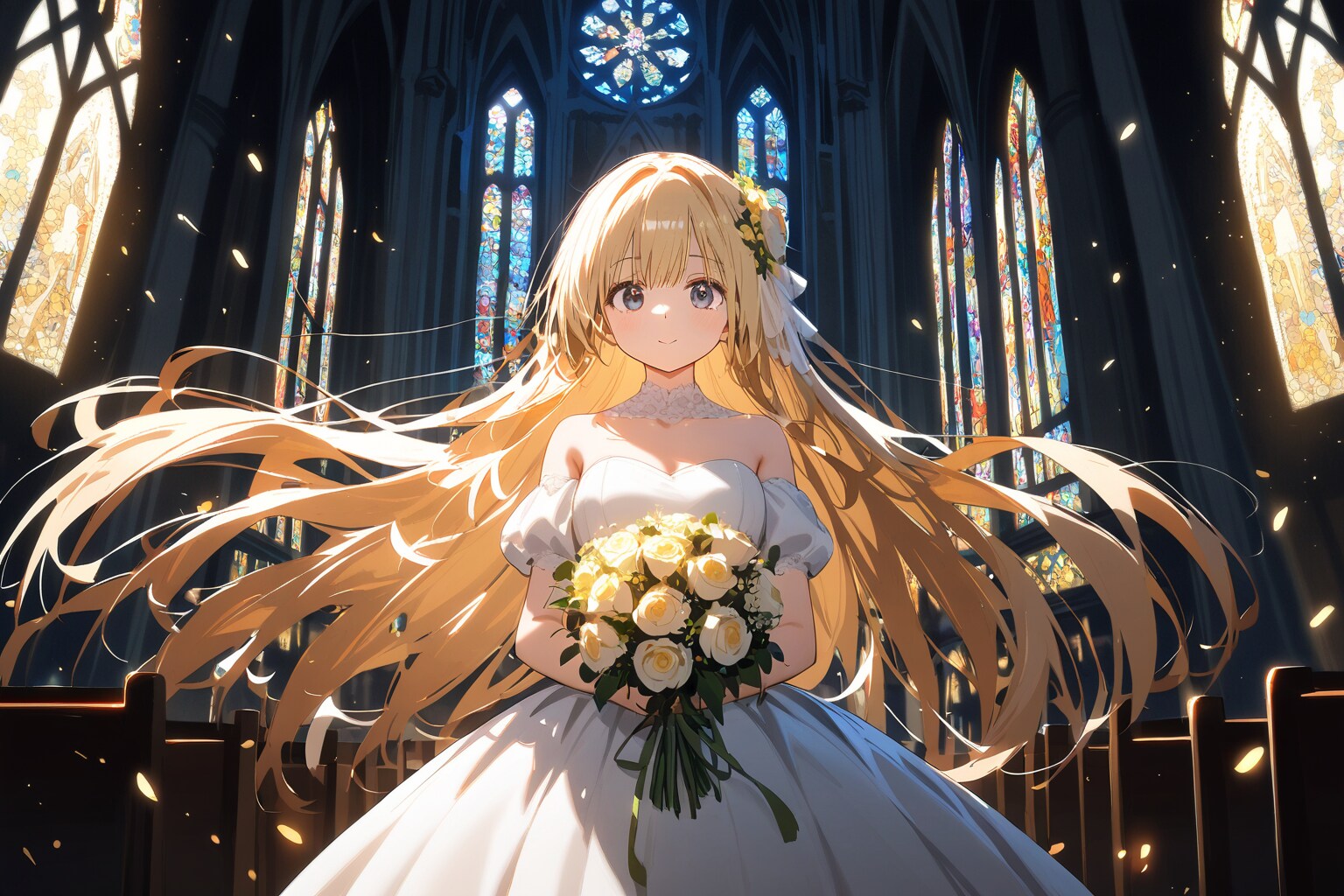 ブーケと花嫁 | の人気AIイラスト・グラビア