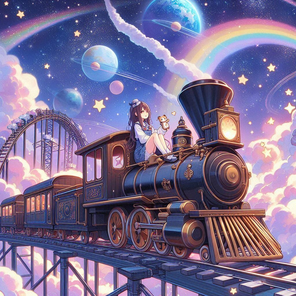 夢の国への鉄道の旅