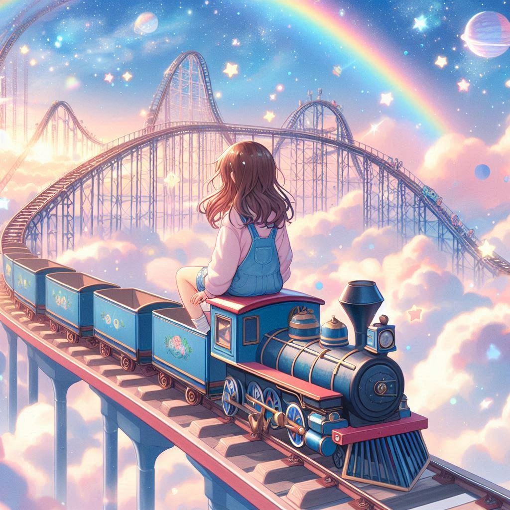 夢の国への鉄道の旅